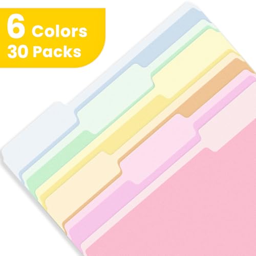 top-tier SUNEE File Folders, 30 Pack Manilla Folders 8.5 Essentials