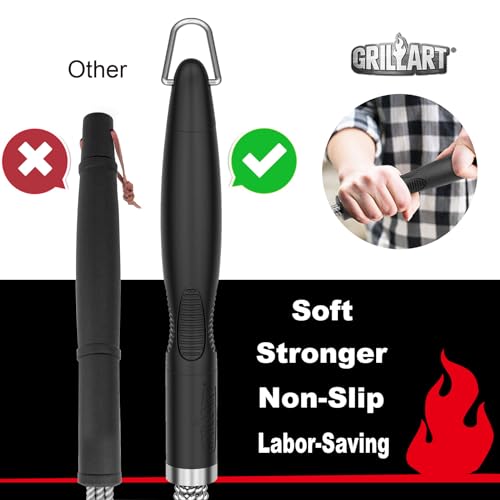 Smart Home GRILLART Grill Brush and Scraper, Extra Strong BBQ Cleaner Accessories, Collection