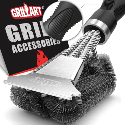 Smart Home GRILLART Grill Brush and Scraper, Extra Strong BBQ Cleaner Accessories, Collection