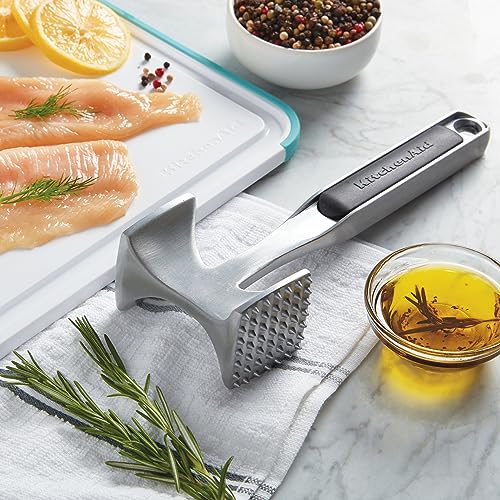 Smart Home Gourmet Multi Sided Meat Tenderizer for Pounding Meats, Nuts, Shellfish, Kit